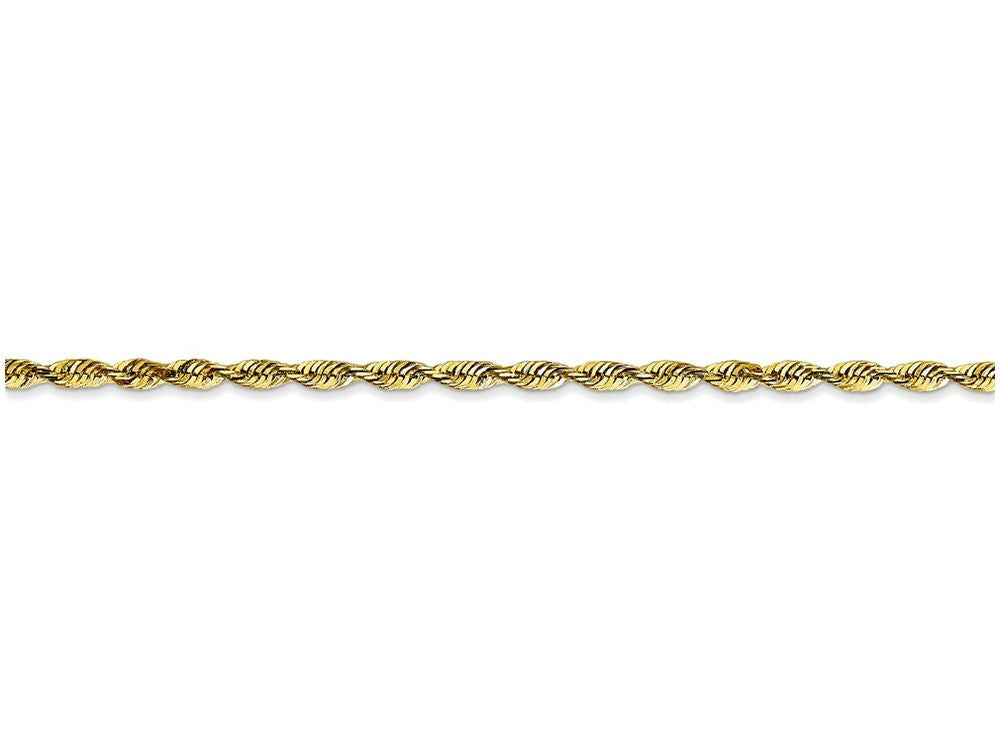FJC Finejewelers 24 Inch 10k 2.25mm bright-cut Extra-lite Rope Chain Necklace