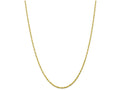 FJC Finejewelers 7 Inch 10k 2.25mm bright-cut Extra-lite Rope Chain Bracelet