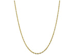 FJC Finejewelers 20 Inch 10k 2.55mm bright-cut Extra-lite Rope Chain Necklace