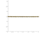 FJC Finejewelers 24 Inch 10k 2.55mm bright-cut Extra-lite Rope Chain Necklace