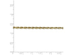 FJC Finejewelers 20 Inch 10k 2.75mm bright-cut Extra-lite Rope Chain Necklace