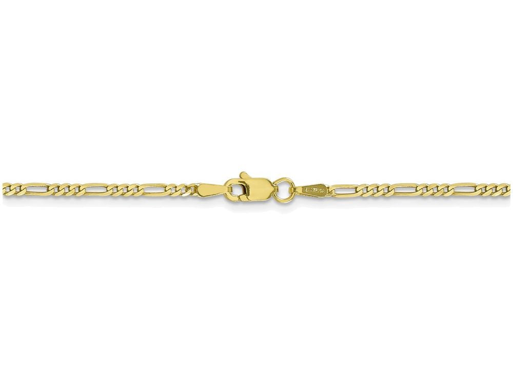FJC Finejewelers 24 Inch 10k 1.75mm Polished Figaro Chain Necklace