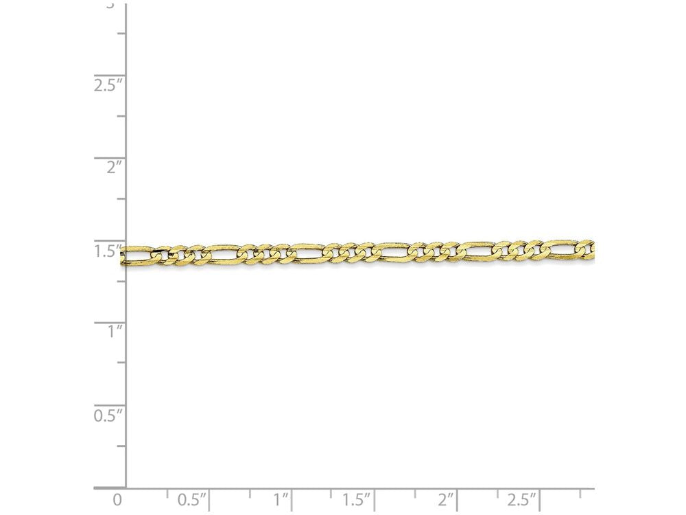 FJC Finejewelers 24 Inch 10k 3.0mm Figaro Chain Necklace
