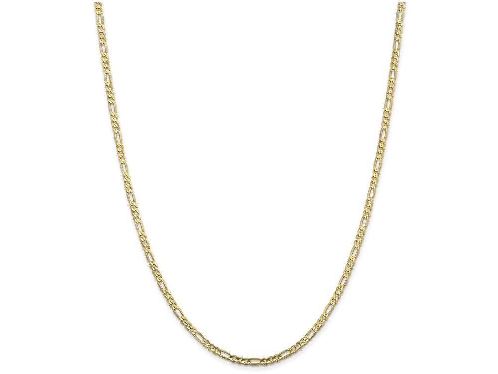 FJC Finejewelers 30 Inch 10k 3.0mm Figaro Chain Necklace