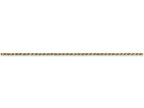 FJC Finejewelers 16 Inch 10k 1.0mm Machine Made bright-cut Rope Chain Necklace