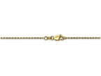 FJC Finejewelers 24 Inch 10k 1.0mm Machine Made bright-cut Rope Chain Necklace