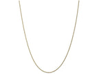 FJC Finejewelers 24 Inch 10k 1.0mm Machine Made bright-cut Rope Chain Necklace