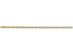 FJC Finejewelers 16 Inch 10k 1.75mm Handmade bright-cut Rope Chain Necklace