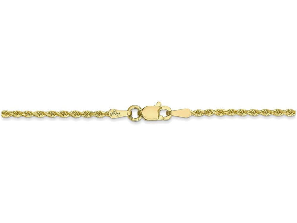 FJC Finejewelers 24 Inch 10k 1.75mm Handmade bright-cut Rope Chain Necklace