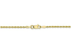 FJC Finejewelers 24 Inch 10k 1.75mm Handmade bright-cut Rope Chain Necklace