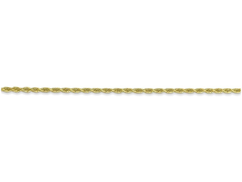 FJC Finejewelers 7 Inch 10k 1.75mm Handmade bright-cut Rope Chain Bracelet