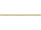 FJC Finejewelers 7 Inch 10k 2mm Handmade bright-cut Rope Chain Bracelet