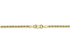 FJC Finejewelers 30 Inch 10k 2.25mm Handmade bright-cut Rope Chain Necklace