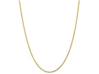 FJC Finejewelers 9 Inch 10k 2.25mm Handmade bright-cut Rope Chain Ankle Bracelet (Smaller Ankles)