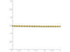 FJC Finejewelers 24 Inch 10k 2.5mm Handmade bright-cut Rope Chain Necklace