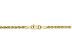 FJC Finejewelers 9 Inch 10k 2.5mm Handmade bright-cut Rope Chain Ankle Bracelet (Smaller Ankles)