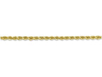 FJC Finejewelers 8 Inch 10k 2.75mm Handmade bright-cut Rope Chain Bracelet