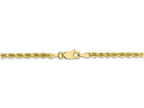 FJC Finejewelers 8 Inch 10k 2.75mm Handmade bright-cut Rope Chain Bracelet