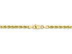 FJC Finejewelers 30 Inch 10k 3mm Handmade bright-cut Rope Chain Necklace