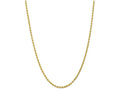 FJC Finejewelers 9 Inch 10k 3mm Handmade bright-cut Rope Chain Ankle Bracelet (Smaller Ankles)