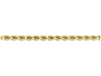 FJC Finejewelers 20 Inch 10k 3.5mm Handmade bright-cut Rope Chain Necklace