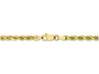 FJC Finejewelers 8 Inch 10k 3.5mm Handmade bright-cut Rope Chain Bracelet