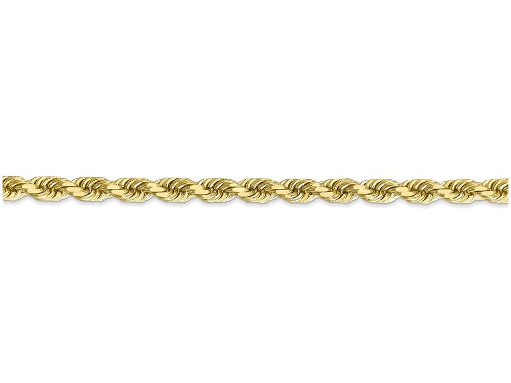 FJC Finejewelers 20 Inch 10k 5mm Handmade bright-cut Rope Chain Necklace