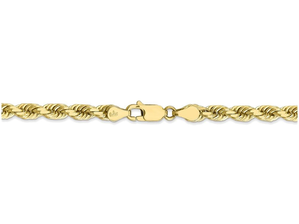 FJC Finejewelers 22 Inch 10k 5mm Handmade bright-cut Rope Chain Necklace