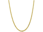 FJC Finejewelers 9 Inch 10k 5mm Handmade bright-cut Rope Chain Ankle Bracelet (Smaller Ankles)