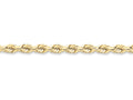 FJC Finejewelers 30 Inch 10k 6mm Handmade bright-cut 30 Inch Rope Chain Necklace