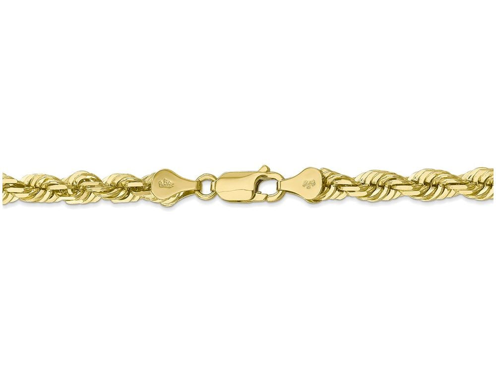 FJC Finejewelers 7 Inch 10k 6mm Handmade bright-cut Rope Chain Bracelet