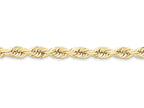 FJC Finejewelers 22 Inch 10k 7mm Handmade bright-cut Rope Chain Necklace
