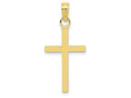 FJC Finejewelers 10k Yellow Gold 3d Block Cross Charm