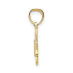 FJC Finejewelers 10k Yellow Gold #1 Friend Charm