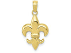 FJC Finejewelers 10k Yellow Gold Small Fleur-de-lis Charm