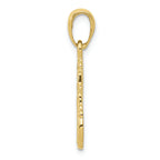 FJC Finejewelers 10k Yellow Gold Truck Cab Charm