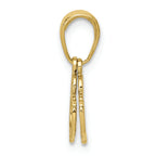 FJC Finejewelers 10k Yellow Gold Handcuffs Charm