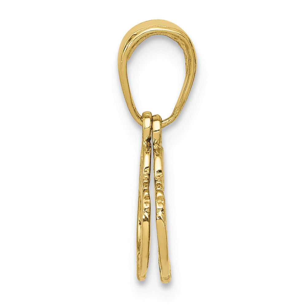 FJC Finejewelers 10k Yellow Gold Handcuffs Charm