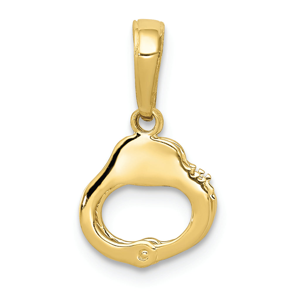 FJC Finejewelers 10k Yellow Gold Handcuffs Charm