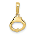 FJC Finejewelers 10k Yellow Gold Handcuffs Charm