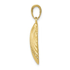 FJC Finejewelers 10k Yellow Gold Scallop Shell Charm