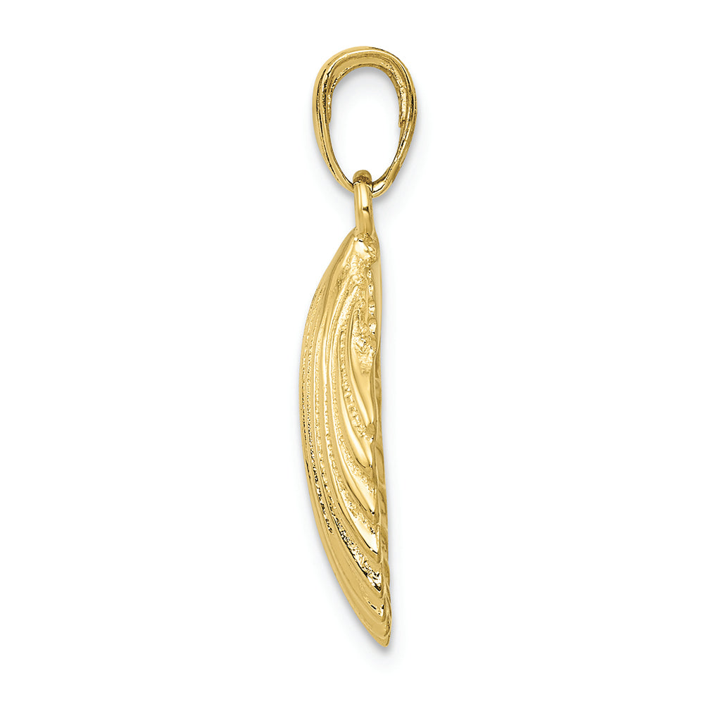 FJC Finejewelers 10k Yellow Gold Scallop Shell Charm