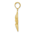 FJC Finejewelers 10k Yellow Gold Starfish Charm