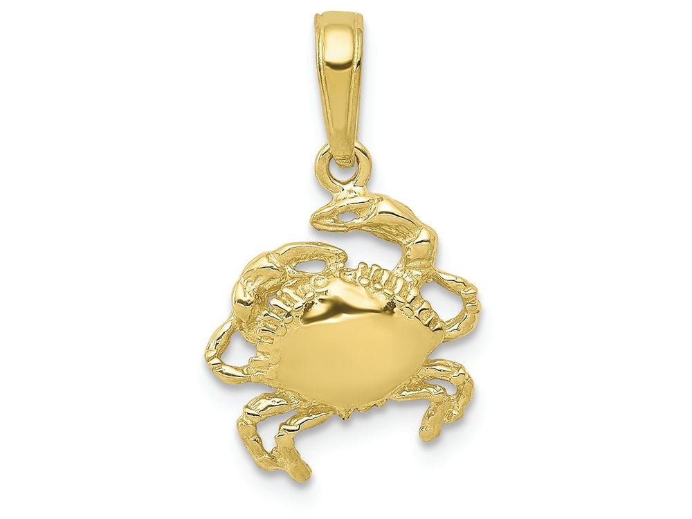 FJC Finejewelers 10k Yellow Gold Crab Charm