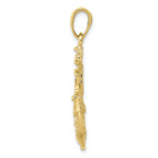 FJC Finejewelers 10k Yellow Gold Medium Anchor Wwithheel Charm