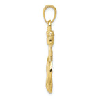 FJC Finejewelers 10k Yellow Gold Anchor with Rope Charm