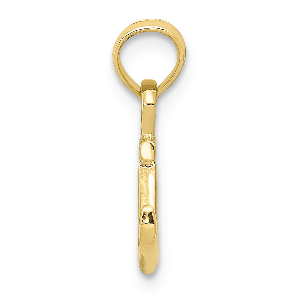 FJC Finejewelers 10k Yellow Gold Mini Anchor Charm