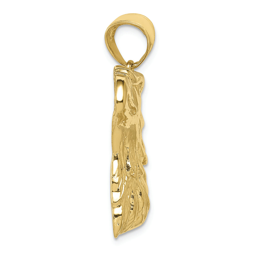 FJC Finejewelers 10k Yellow Gold Eagle Head Charm