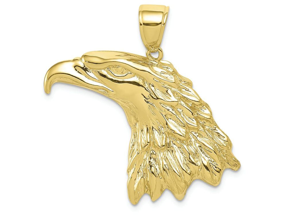 FJC Finejewelers 10k Yellow Gold Eagle Head Charm