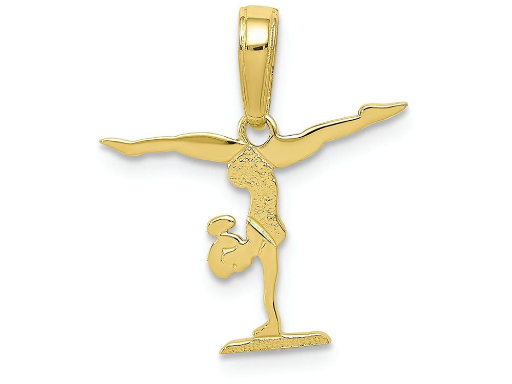 FJC Finejewelers 10k Yellow Gold Gymnastics Charm